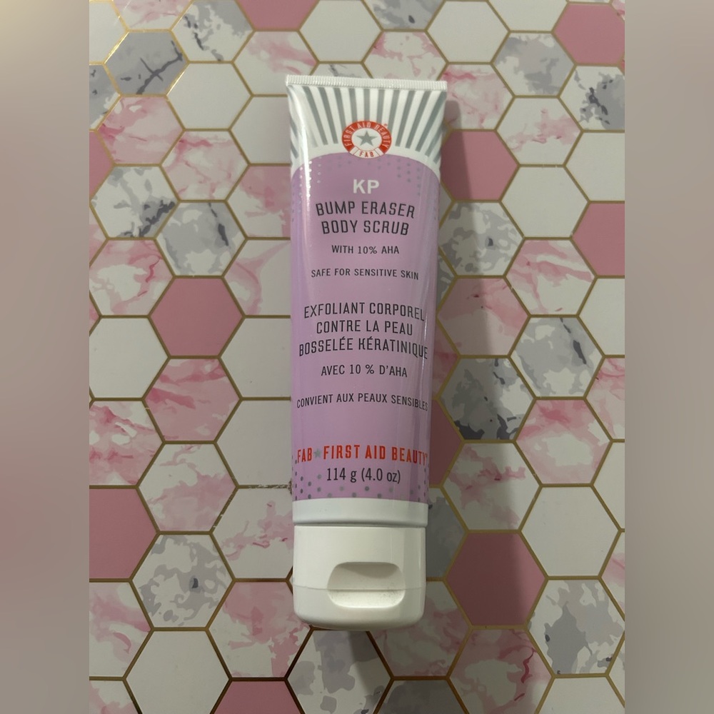 First Aid Beauty KP Bump Eraser Body Scrub with 10% AHA
